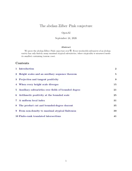 First page of The abelian Zilber–Pink conjecture